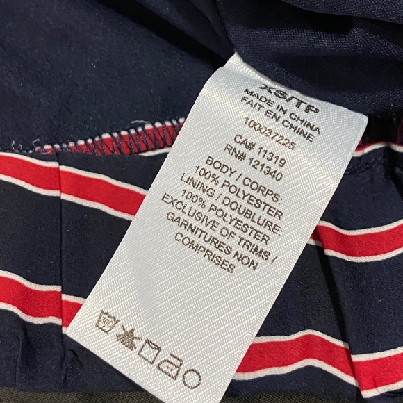 Dynamite Striped Off-the-Shoulder Top, XS - Picture 5 of 6